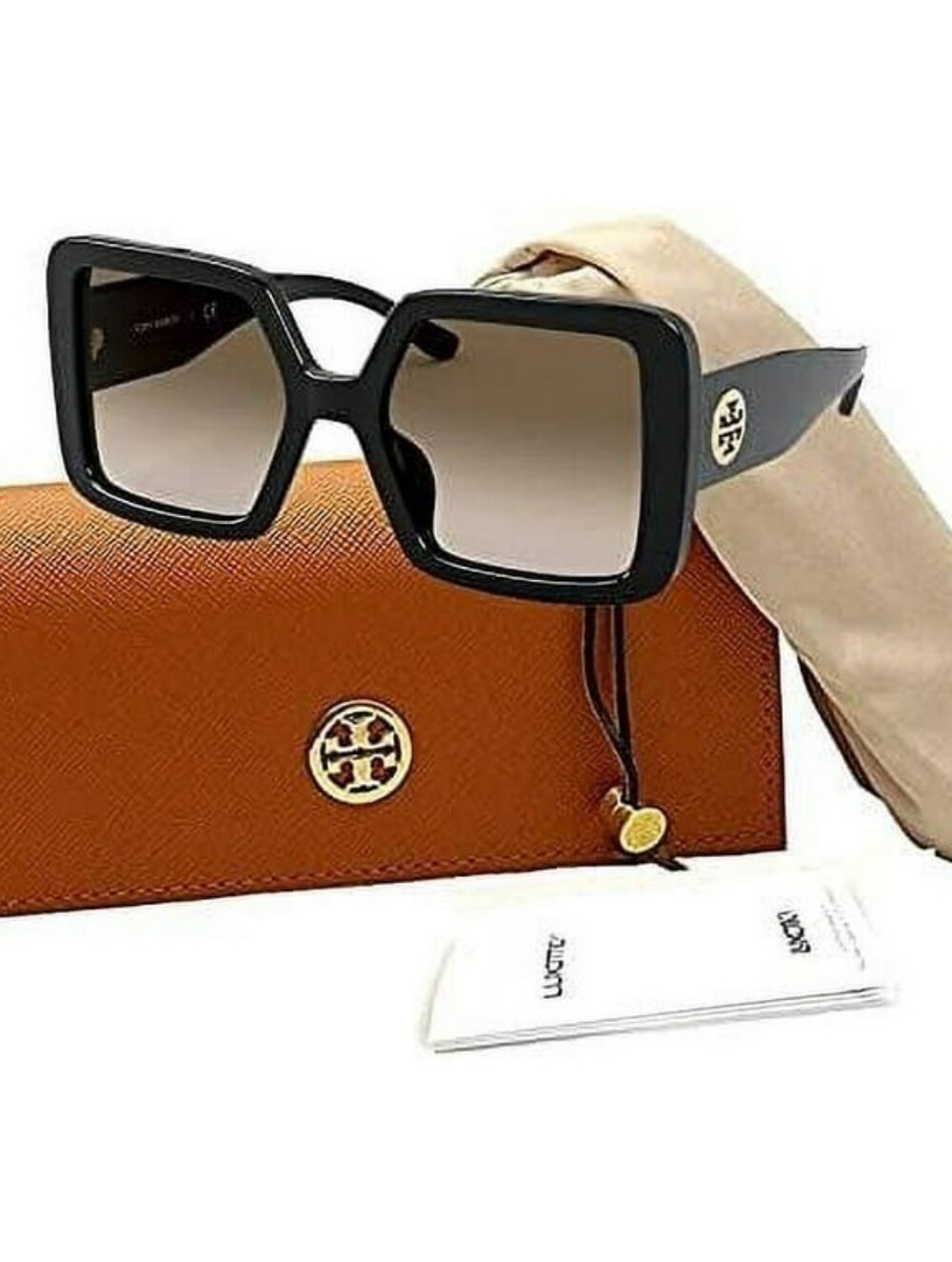 New Tory Burch Logo Sunglasses